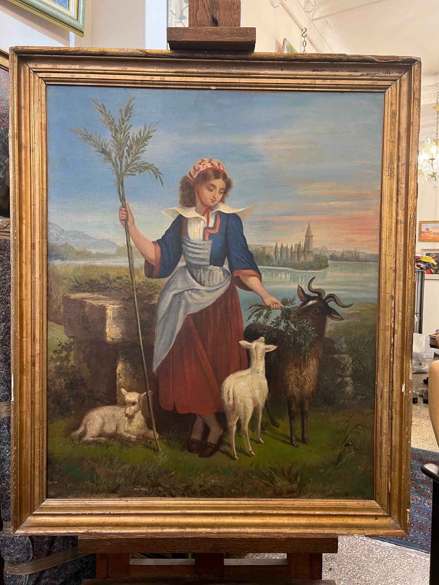 The Shepherdess And Her Goats-photo-2