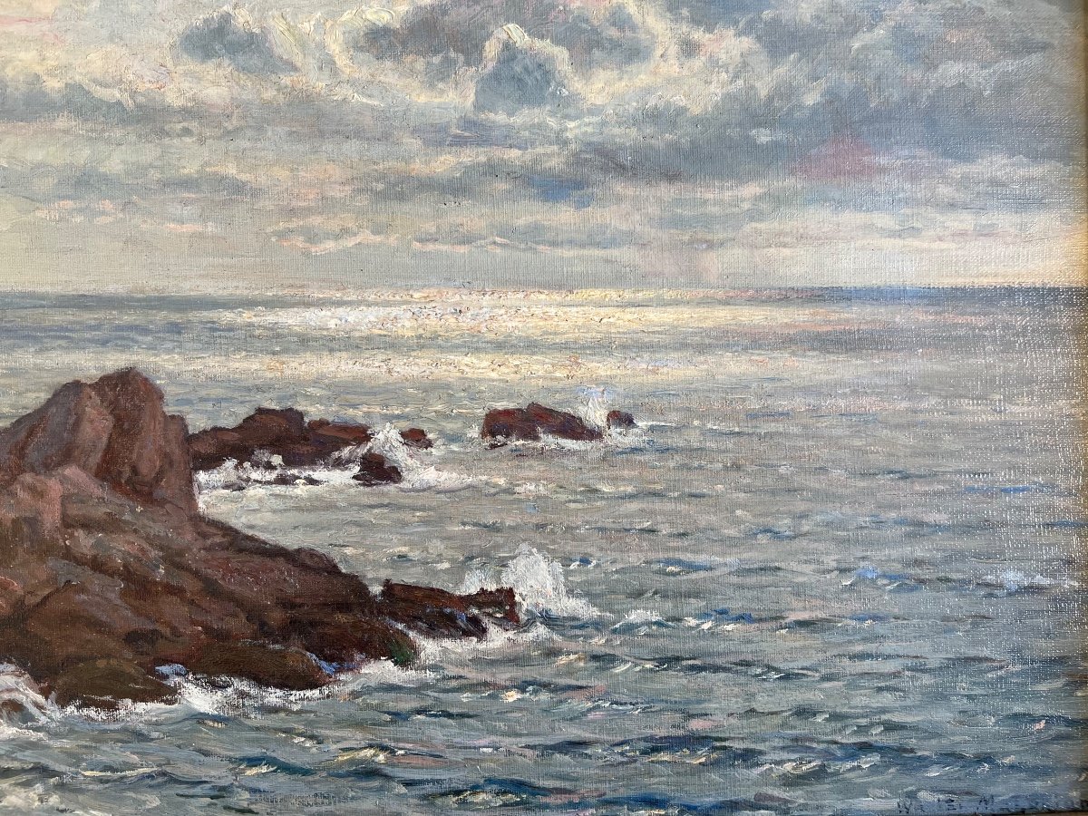 Seascape By Armenian Painter Wartan Mahokian-photo-2