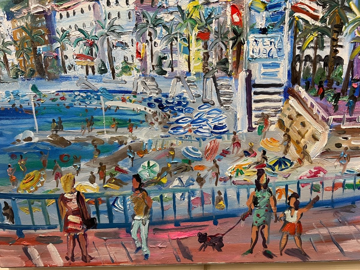 Walk On The Ponchettes In Nice By Yvon Grac. By Yvon Grac-photo-2