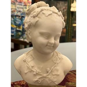 Marble Child Bust