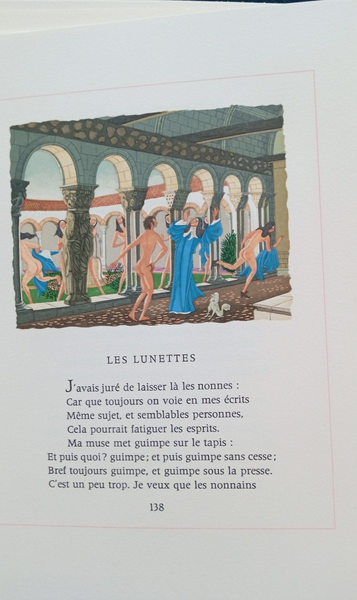 Les Contes De Jean De La Fontaine Illustrés Par Henry Lemarié N°1786, 1970 -photo-4