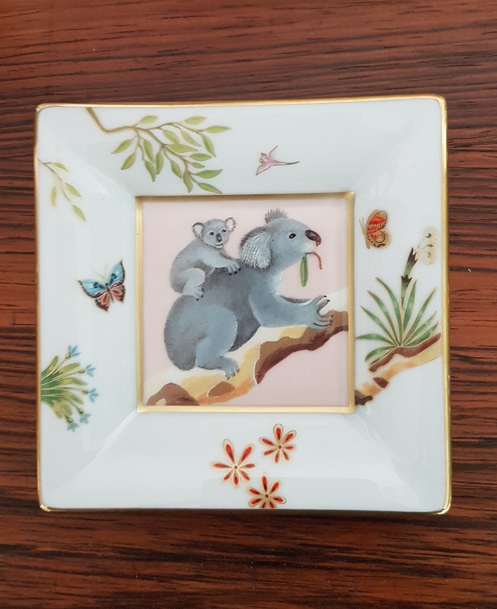 Haviland / Limoges Porcelain Empty Pocket "koala By Alain Thomas"