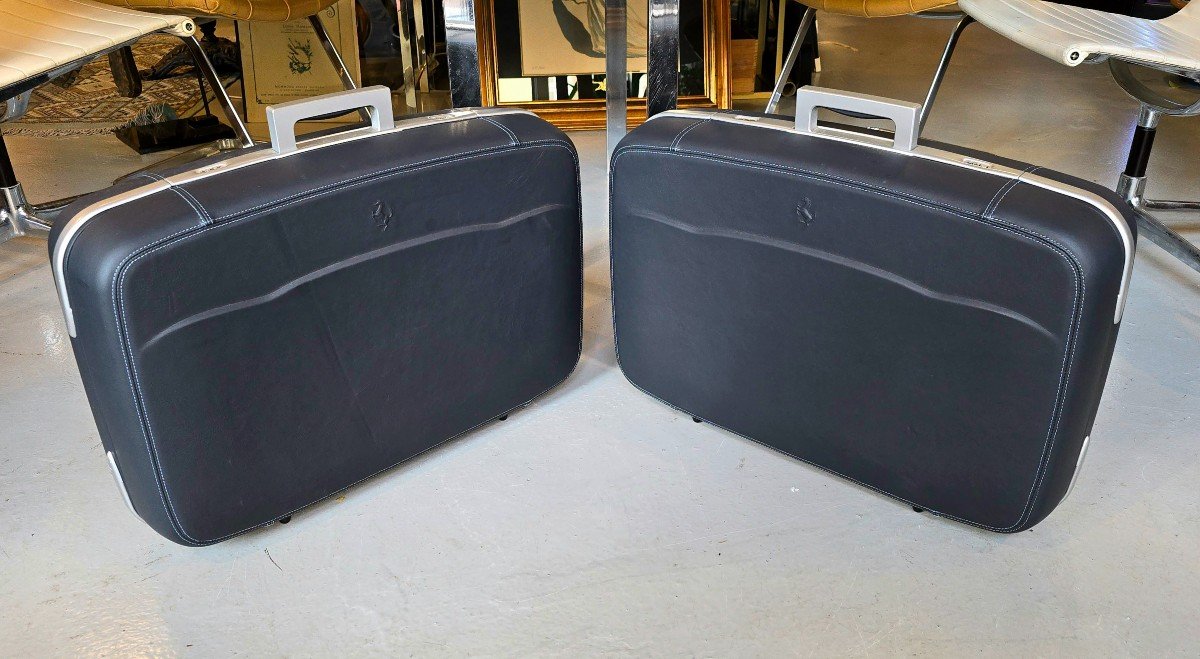 Set Of 2 Schedoni Suitcases For Ferrari 360 Modena/spider