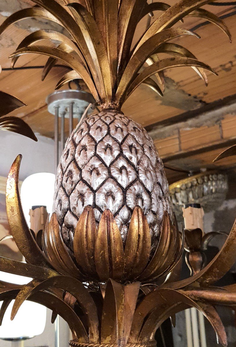 Pineapple Chandelier - Hans Kögl 1970 - Hollywood Regency-photo-3