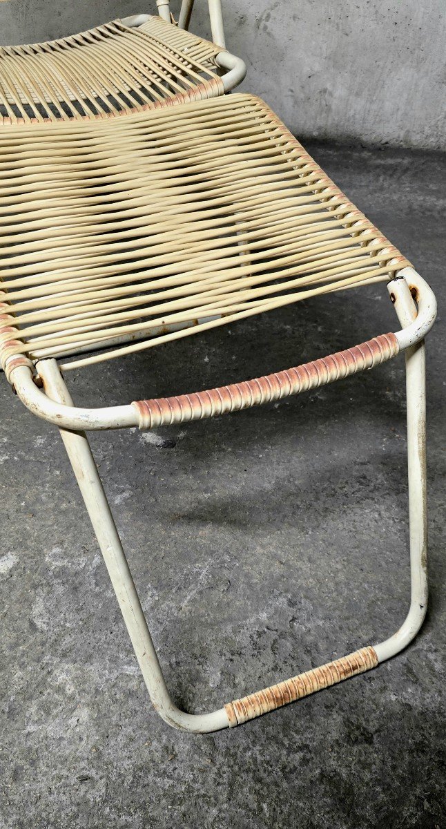 Set Of 2 Spaghetti Deckchairs - Scoubidou-photo-6