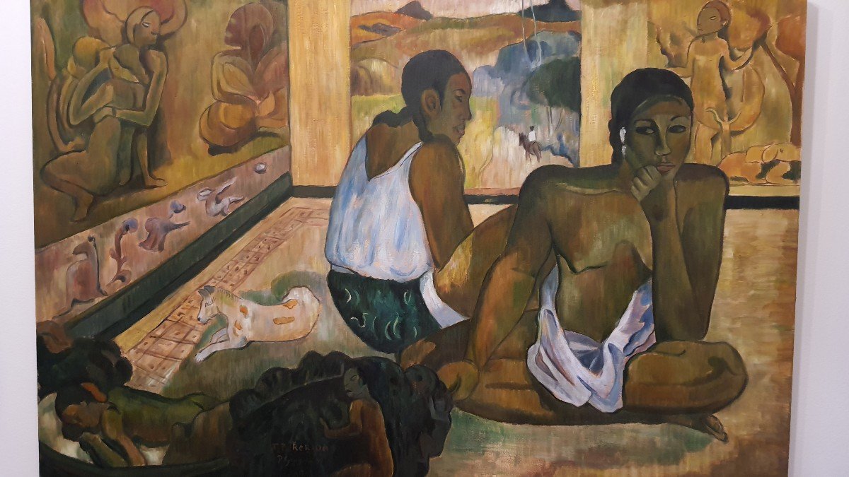 Reproduction Paul Gauguin Peinture à l'Huile Réalisée à La Main-photo-2