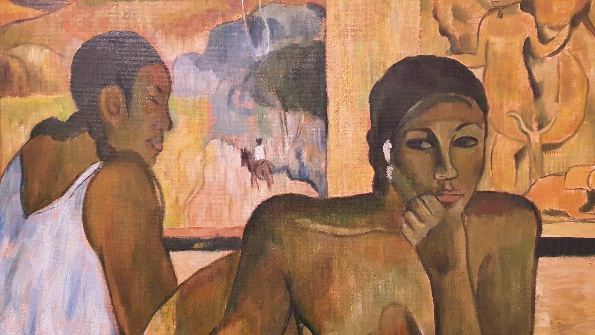 Reproduction Paul Gauguin Peinture à l'Huile Réalisée à La Main-photo-4