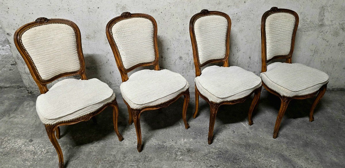 Louis XV Style Cabriolet Chairs-photo-2