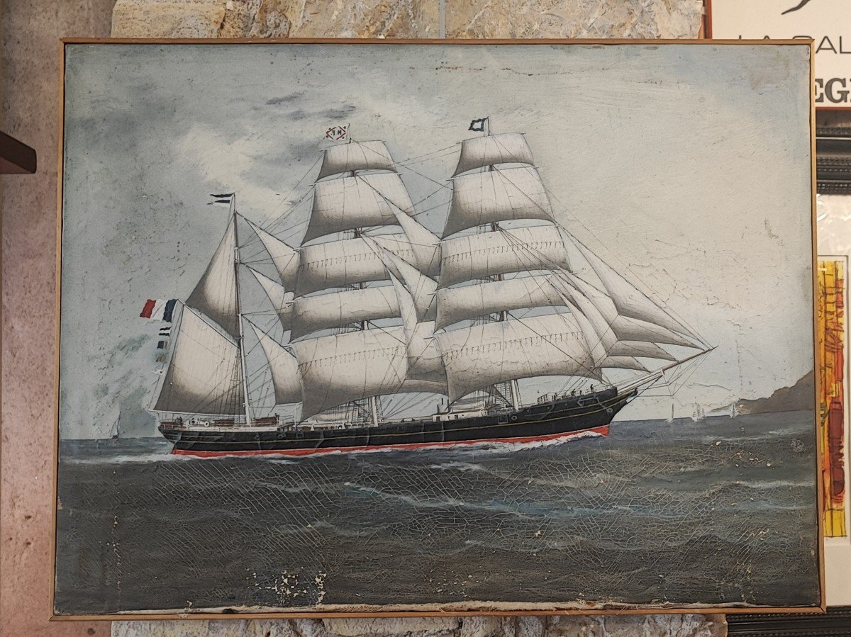 Oil On Canvas, Marine, Early 20th Century