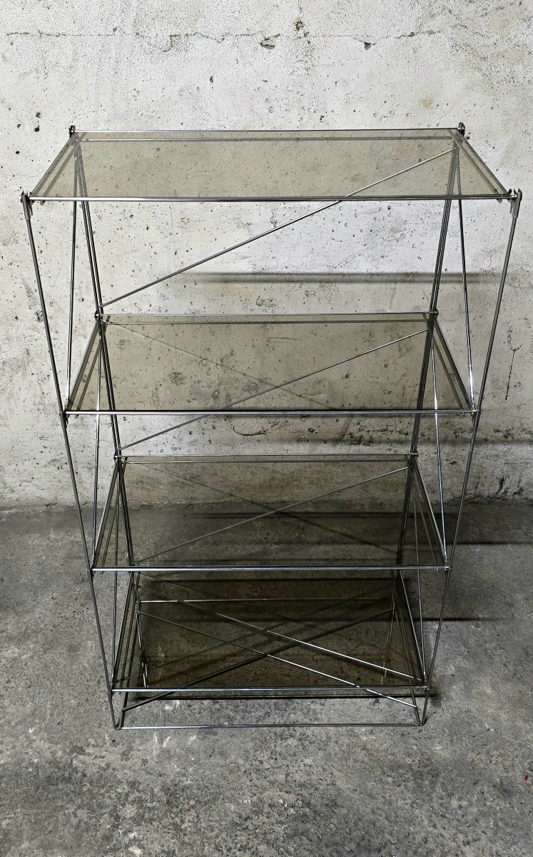 "isosceles" Shelf By Max Sauze 1970 -photo-2