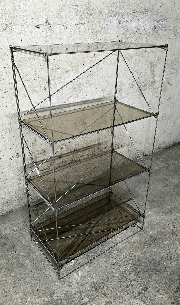 Etagère "isocèle" De Max Sauze 1970 -photo-4