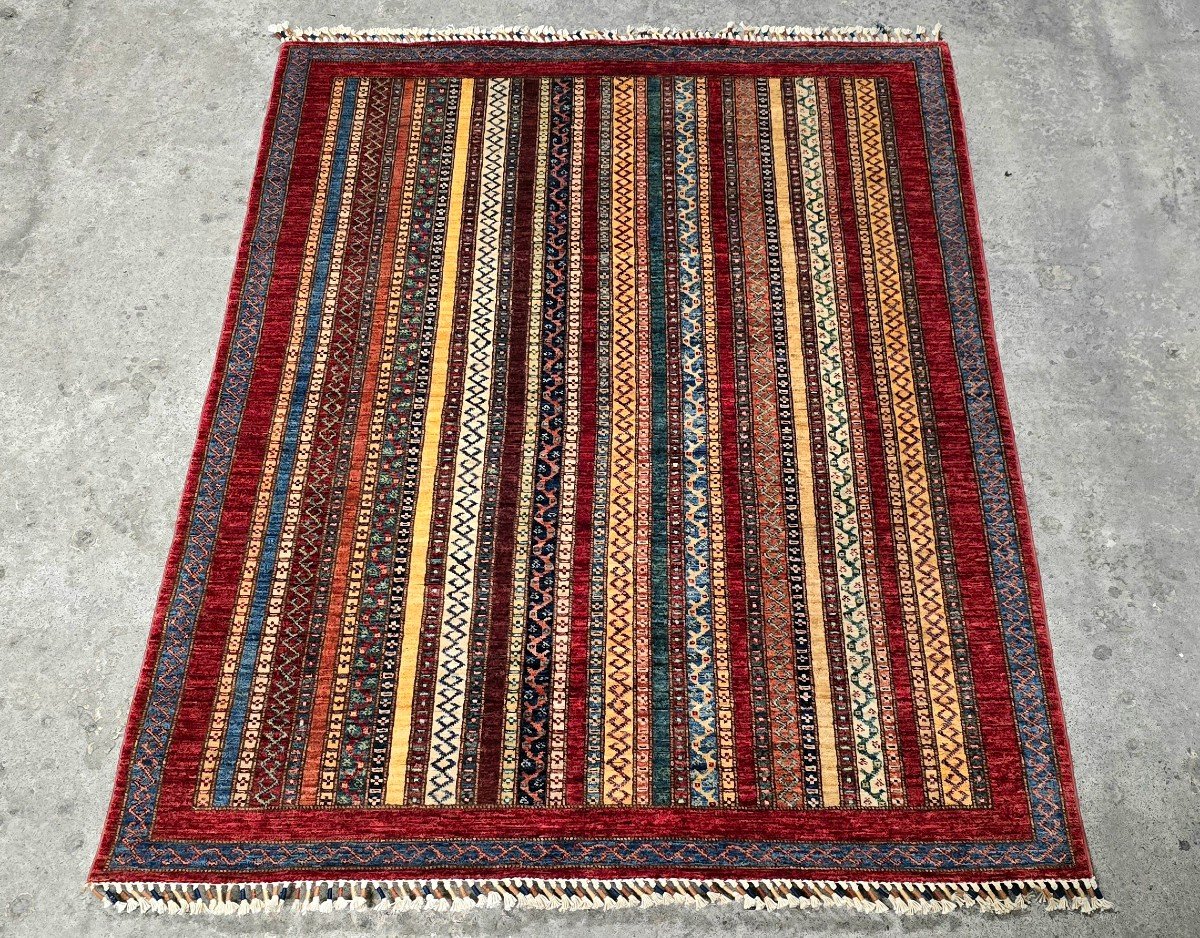 Tapis Turc En Laine Fait Main 198 X 152 Cm 