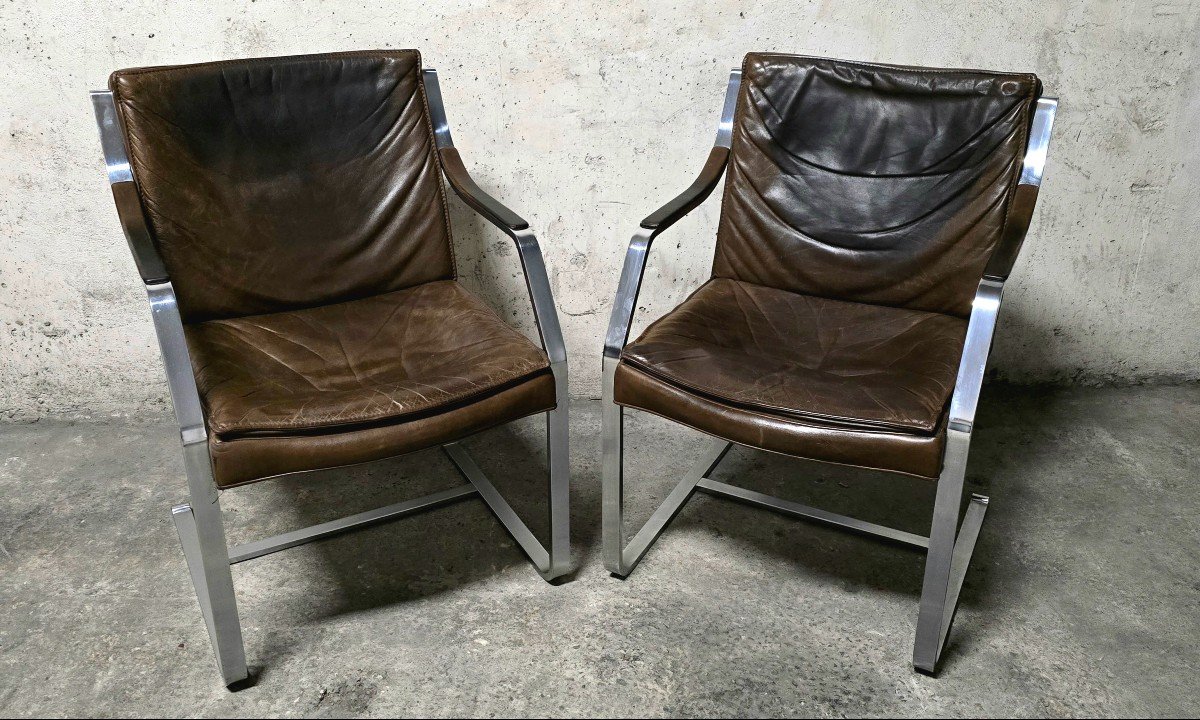 Pair Of Armchairs By Rudolf Bernd Glatzel For Walter Knoll, 1970-photo-3