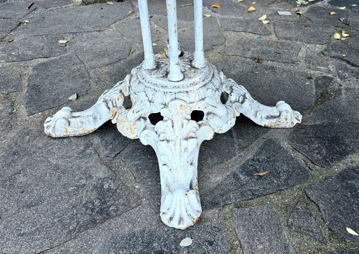 Old Art Nouveau Garden Table-photo-4