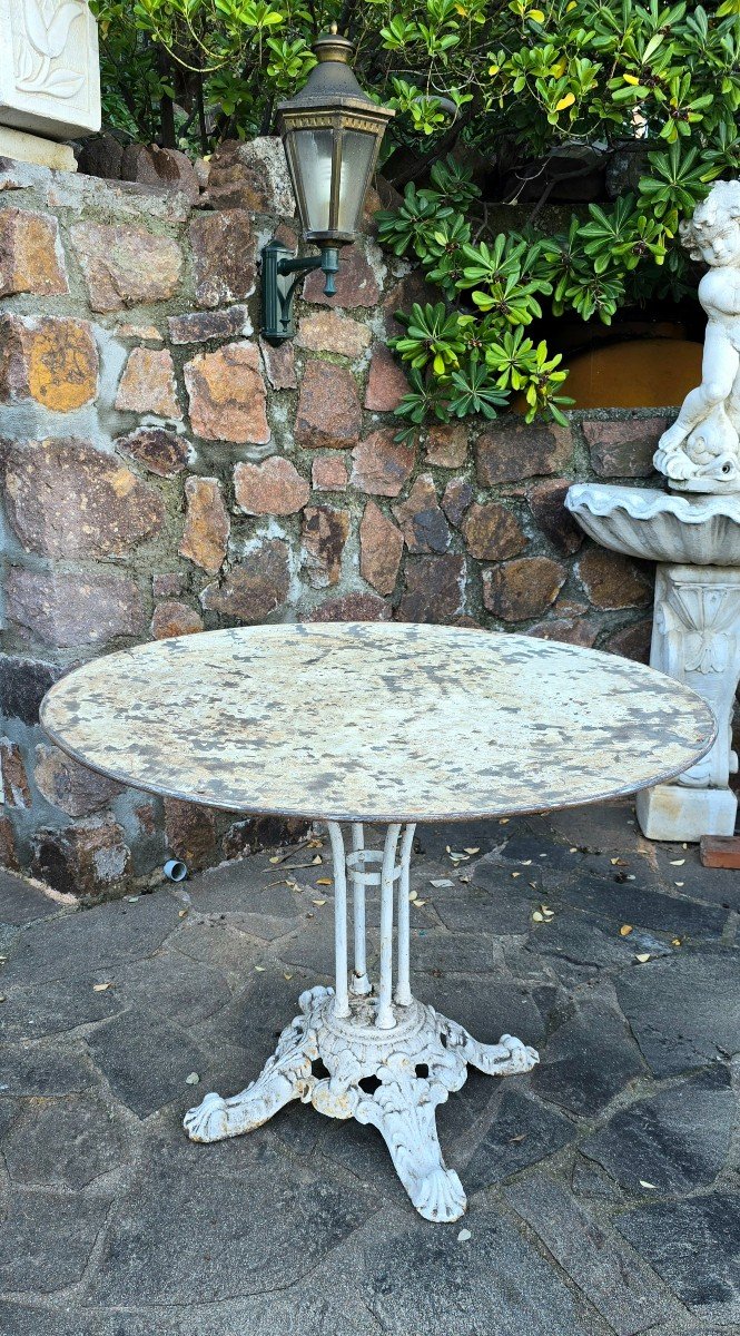 Old Art Nouveau Garden Table