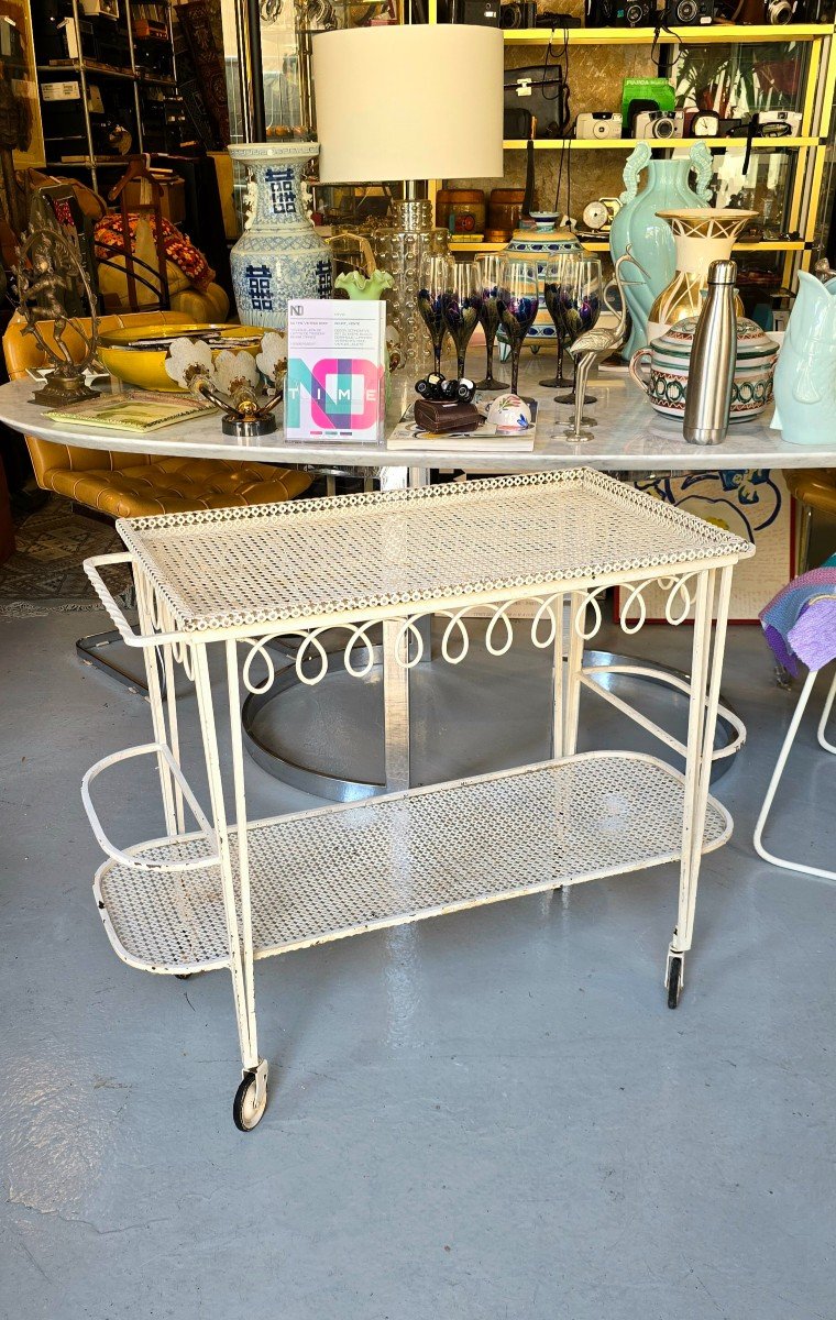 Bar - Rolling Trolley In The Taste Of Vintage Mategot-photo-3