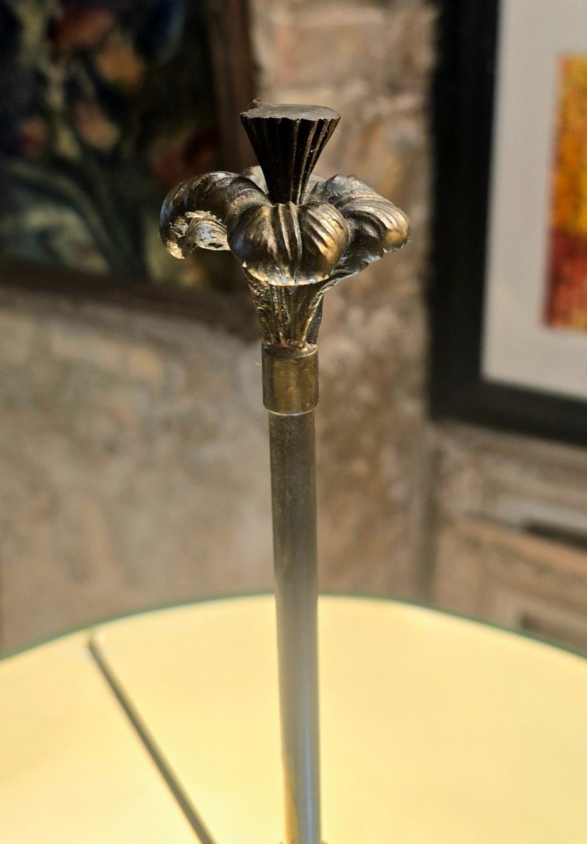 Empire Style Bronze Bouillotte Lamp, Early 20th Century-photo-2