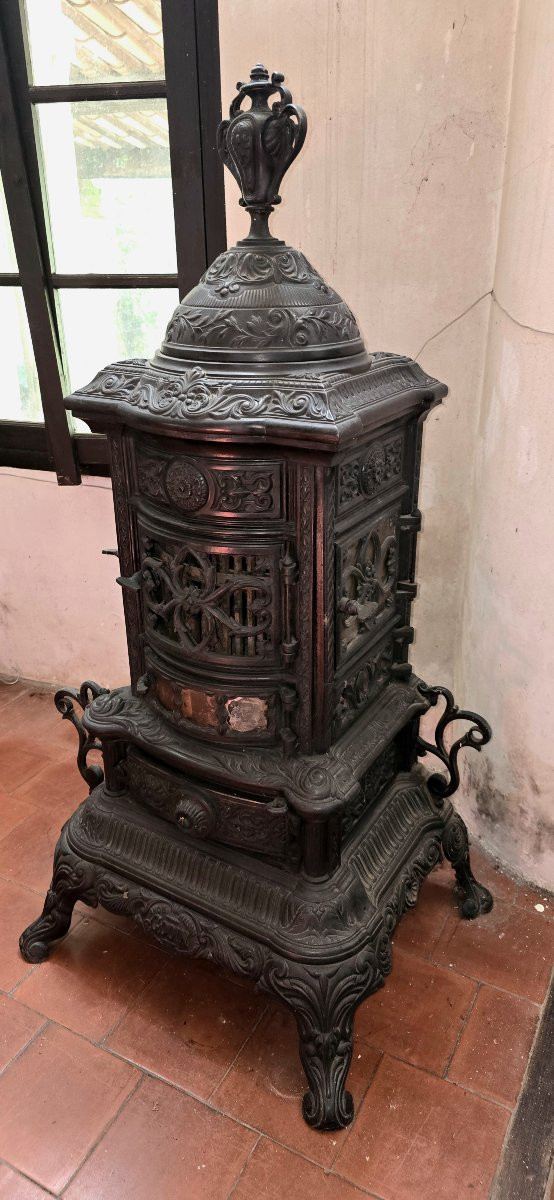 Old Wood Stove - Godin - Early 20th Century-photo-2