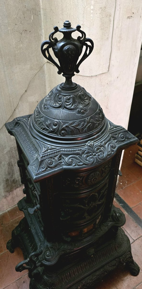 Old Wood Stove - Godin - Early 20th Century-photo-3