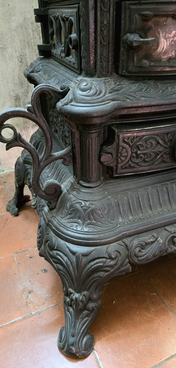 Old Wood Stove - Godin - Early 20th Century-photo-5