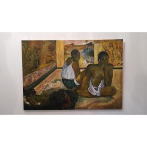 Reproduction Paul Gauguin Peinture à l'Huile Réalisée à La Main