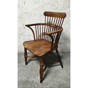 Fauteuil Windsor Hêtre Et Orme Début XIXe Siècle Uk