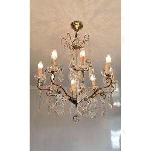 Louis XV Style Cage Chandelier With 8 Lights