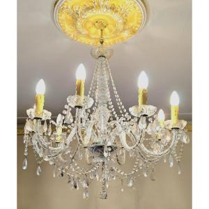 Grand Lustre Murano 9 Feux Vintage