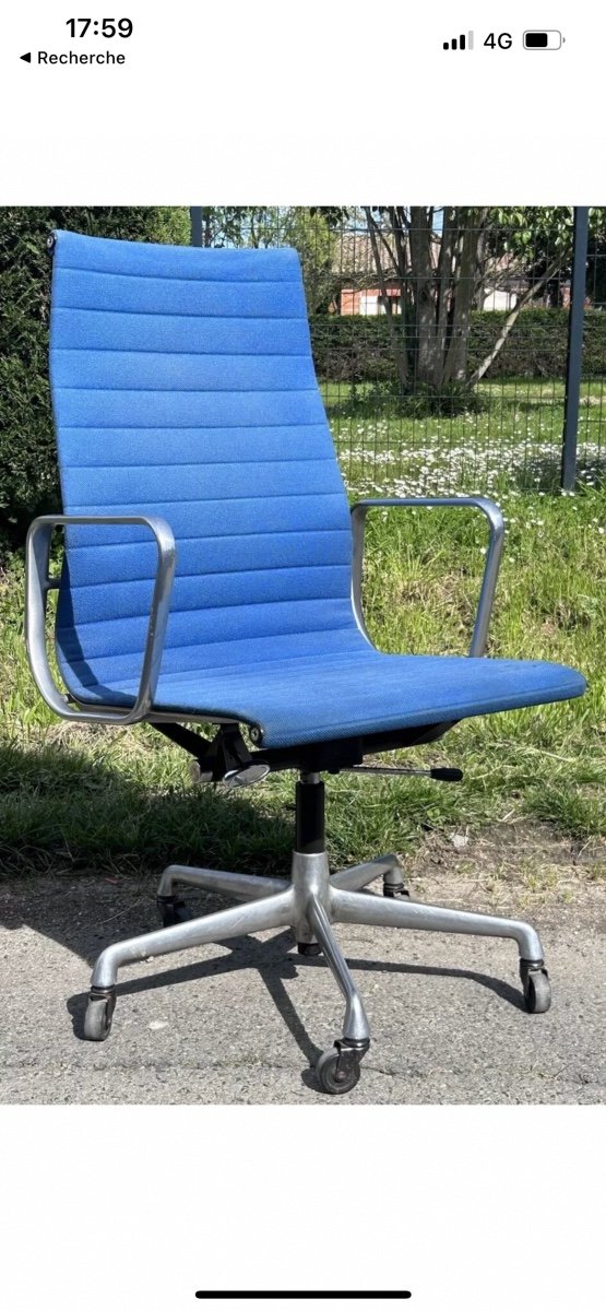 Office Chair Ea 119 Charles Eames Edition Herman Miller Vintage Design Aluminum