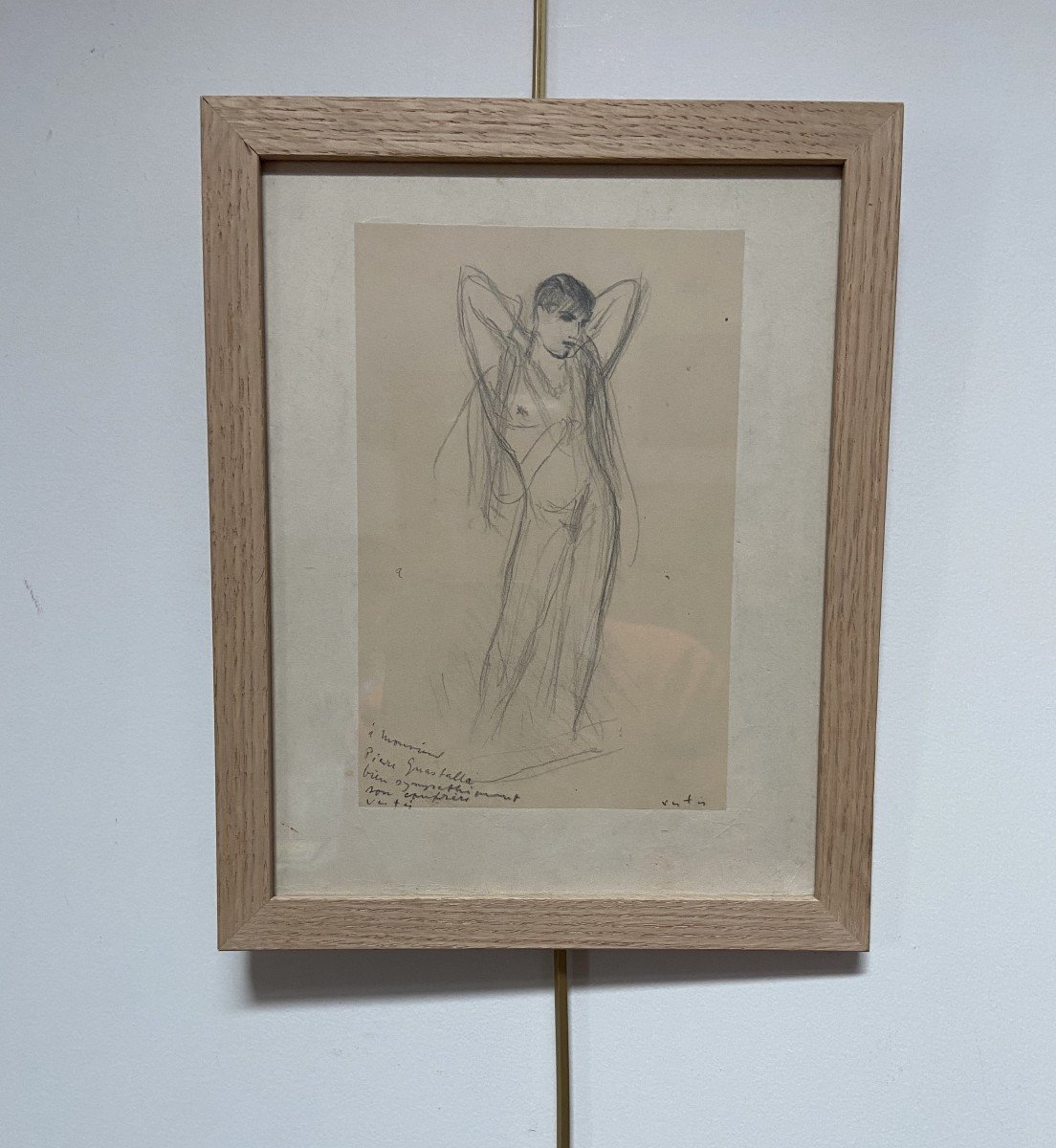 Marcel Vertès (1895-1961) A Music Hall Artist, Signed Drawing-photo-4