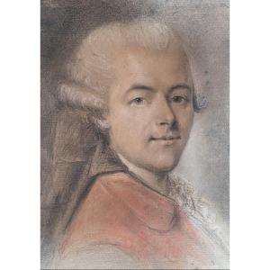 French School Of The 18th Century Portrait Of A Gentleman, Pastel