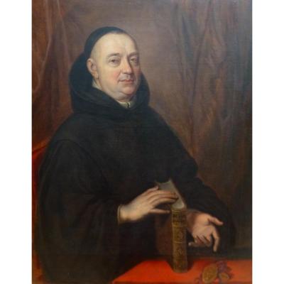 Nicolas Guerry (XVII° siècle) Portrait d'un bénédictin, 168?