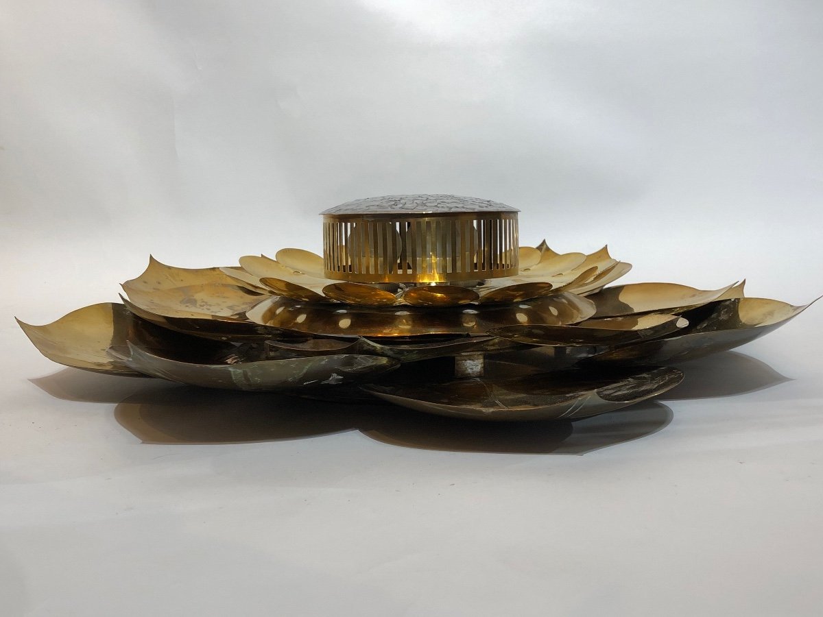 Nénuphar Wall Light From The 1970s. Diameter 60 Cm.-photo-1