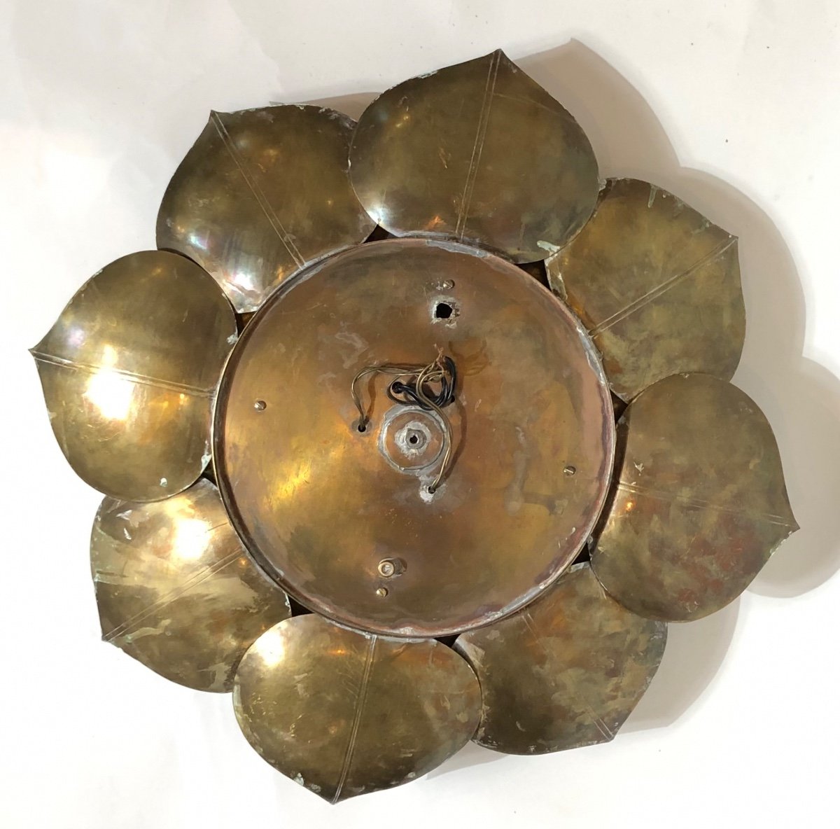 Nénuphar Wall Light From The 1970s. Diameter 60 Cm.-photo-5