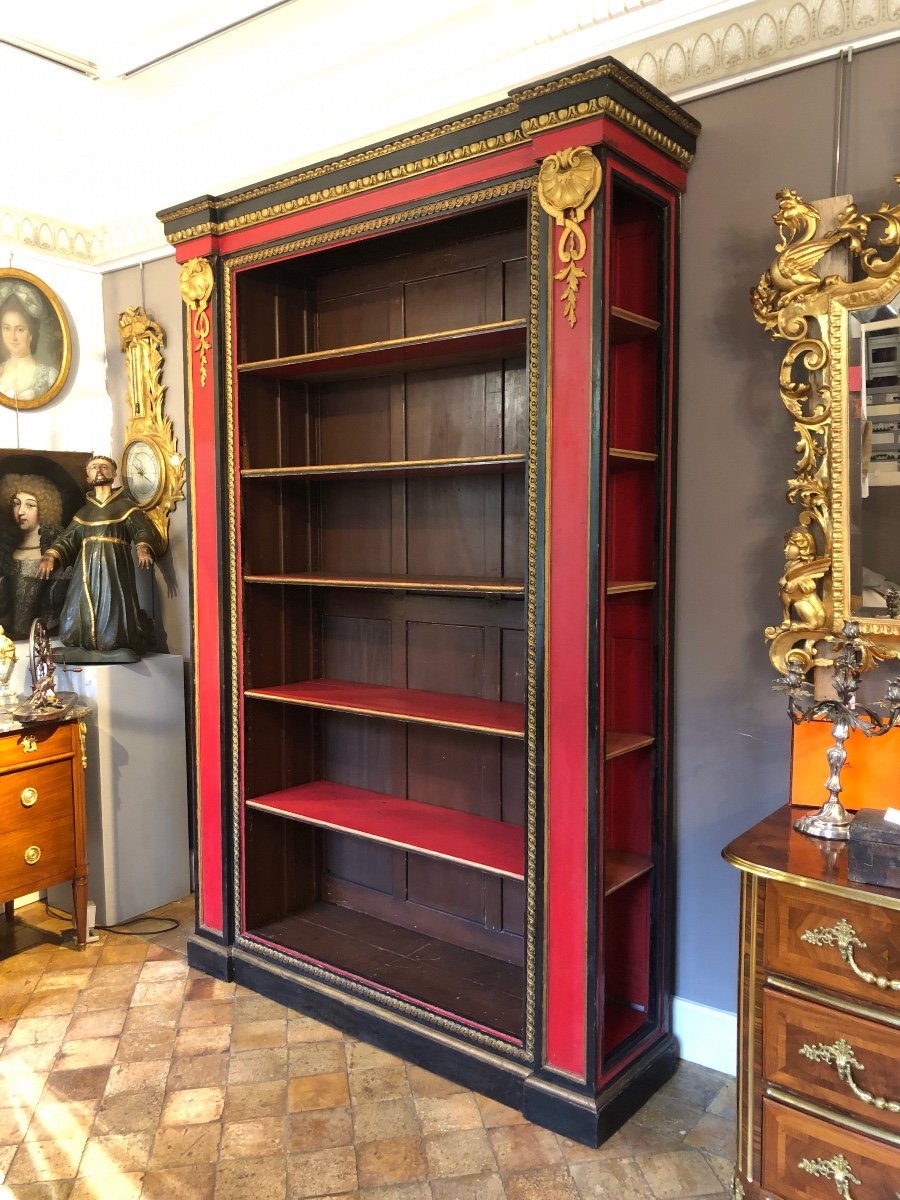 Louis XVI Style Library From The Napoleon III Period. 