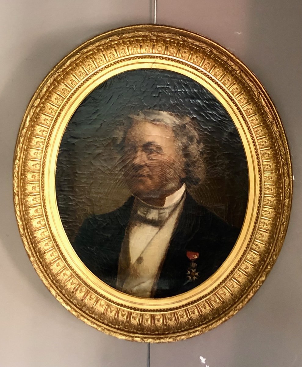 Portrait D’homme Du Début Du XIX ème Siècle. 