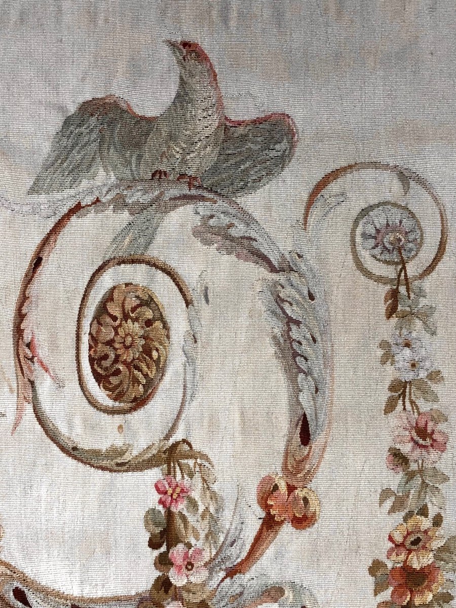 Paire De Portière D’époque XIX éme Siècle En Tapisserie D’aubusson.-photo-4