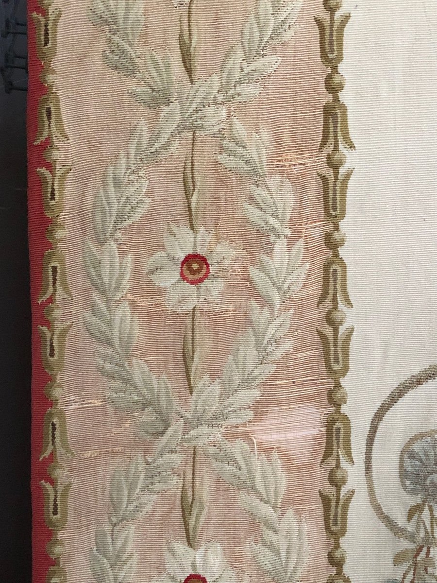 Paire De Portière D’époque XIX éme Siècle En Tapisserie D’aubusson.-photo-5