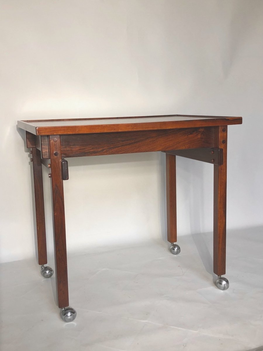 Danish Rosewood Serving Table From The 1960s/1970s. -photo-4