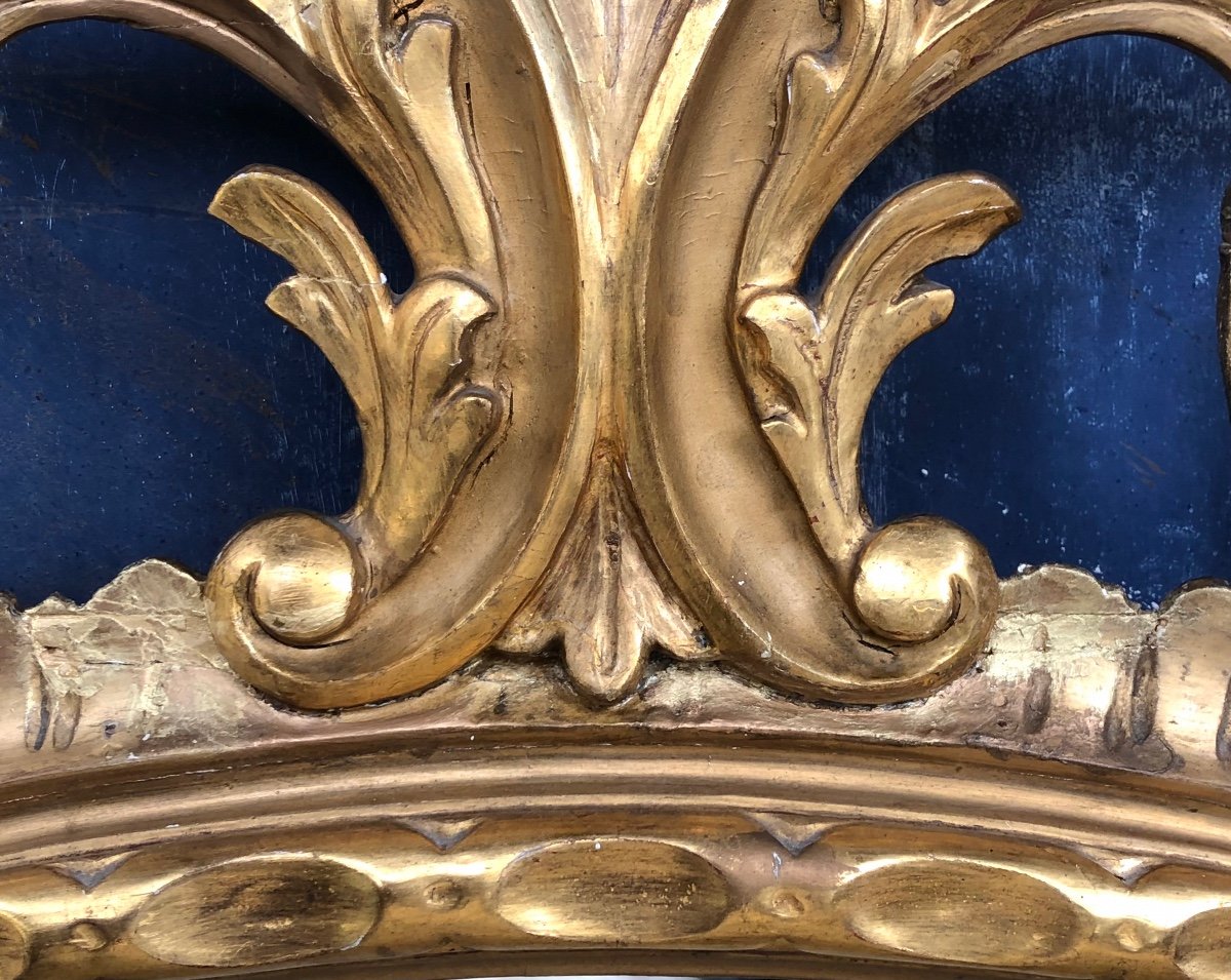 Louis XV Style Mirror, Italy. 183 Cm High. -photo-4