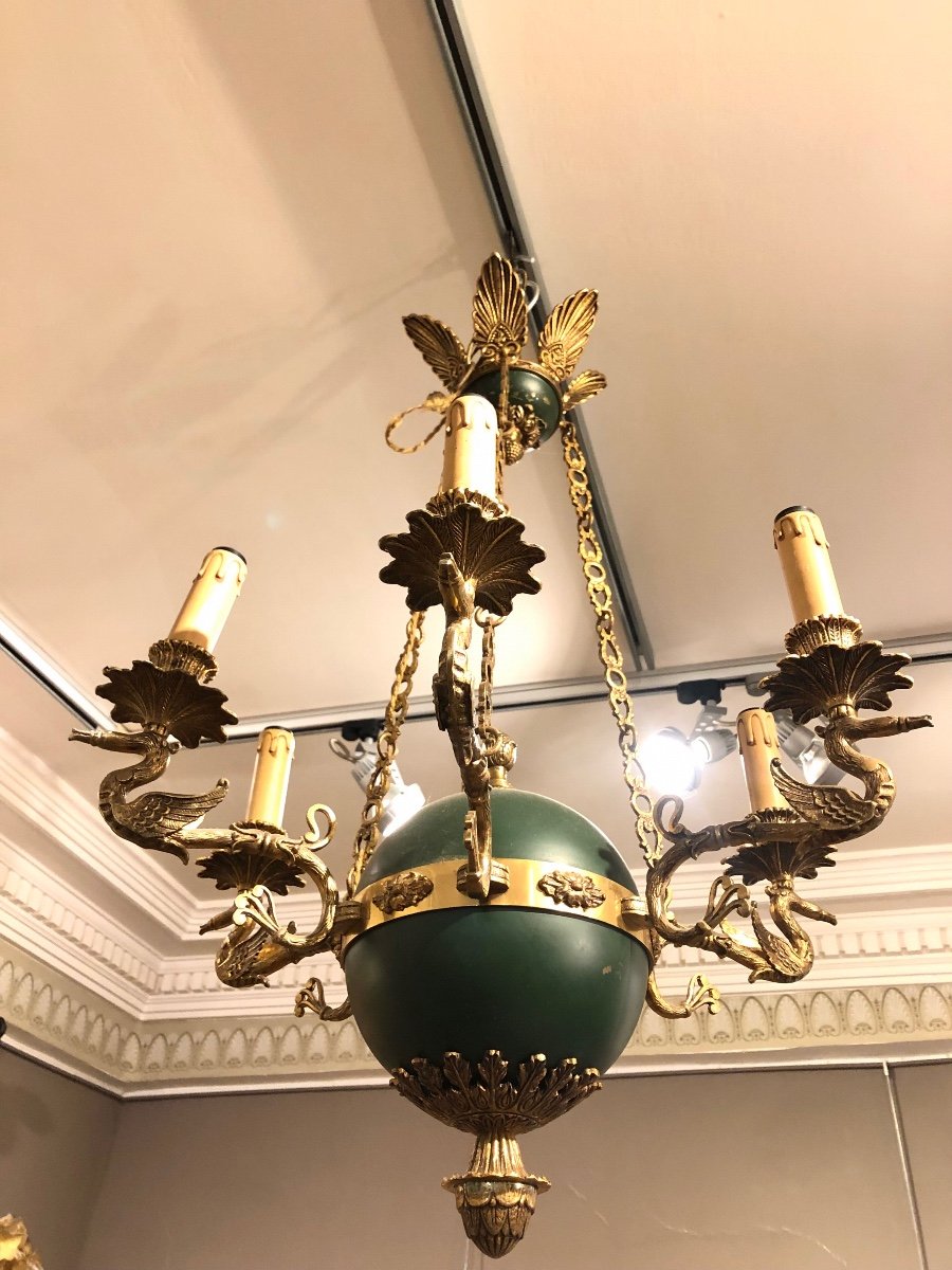 Empire-restoration Style Chandelier. 