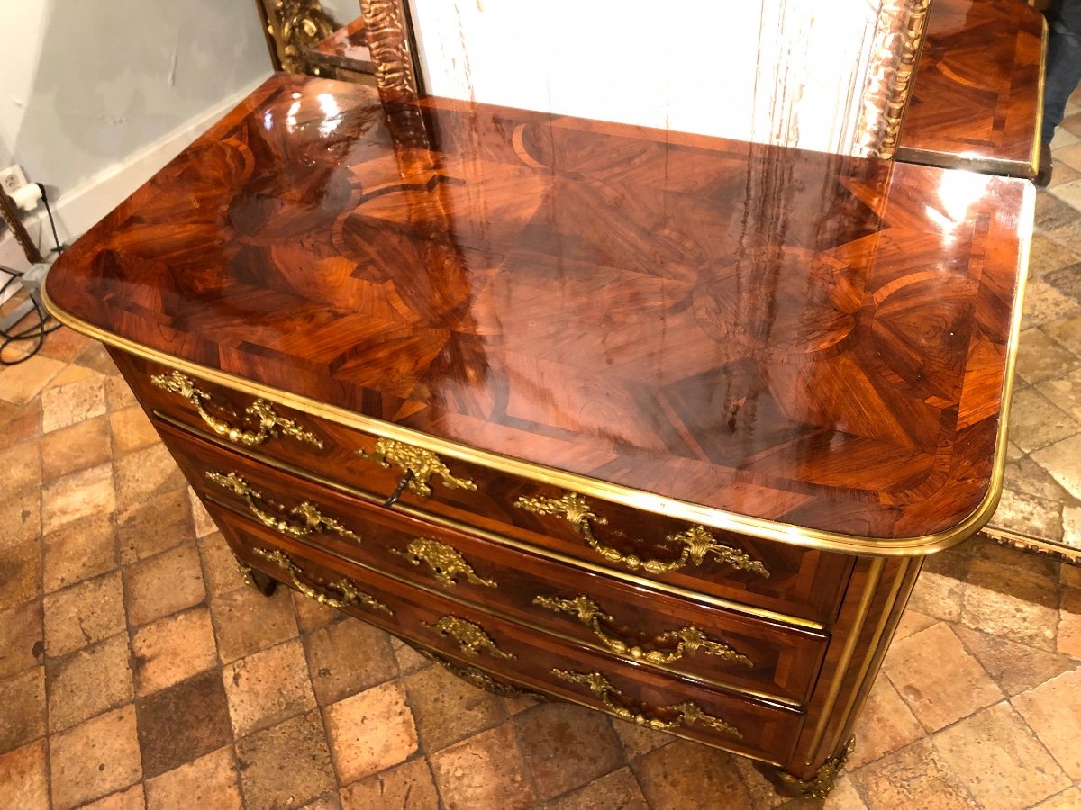 Commode D’époque Louis XIV. (130 cm de L)-photo-4