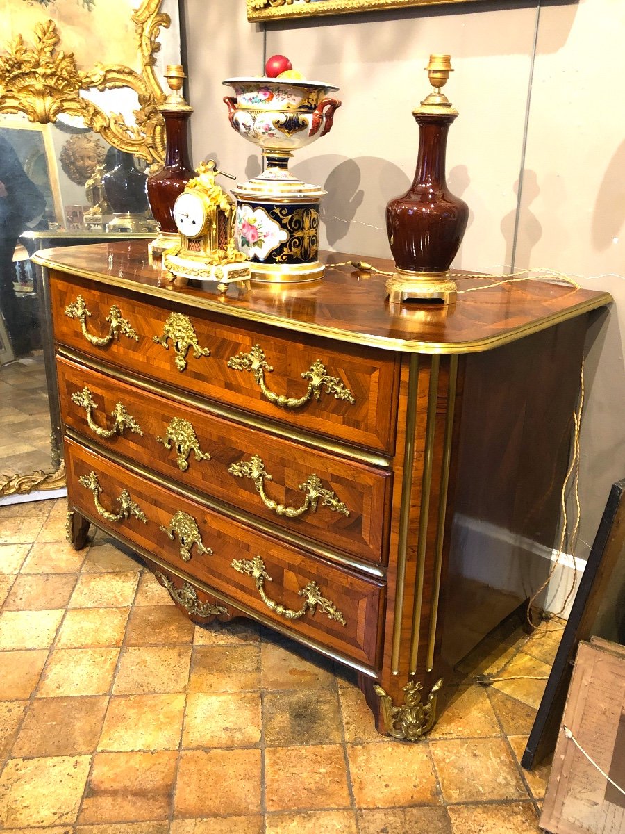 Commode D’époque Louis XIV. (130 cm de L)-photo-2