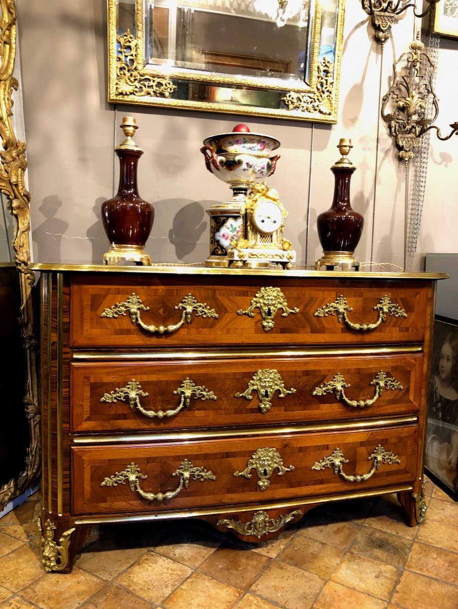 Commode D’époque Louis XIV. (130 cm de L)