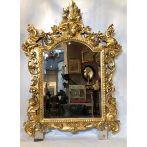 Miroir Italien XIX éme Siècle;1,5 mètre de hauteur. 