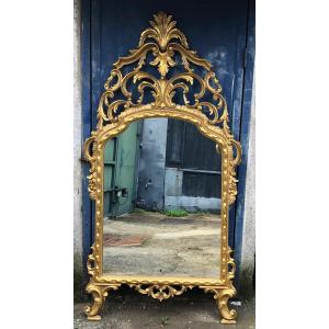 Louis XV Style Mirror, Italy. 183 Cm High. 