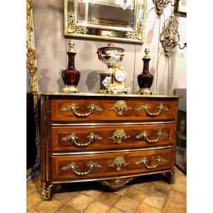 Louis XIV Period Chest Of Drawers In Marquetry.