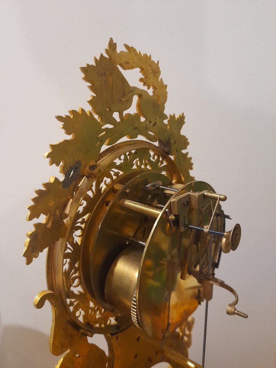 Arche Clock Directoire Empire Period Gilt Bronze -photo-2