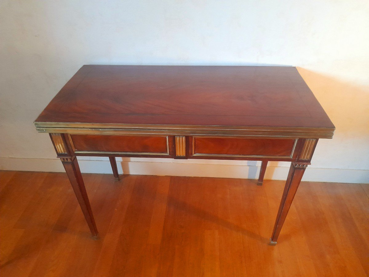 Console - Late Louis XVI Mahogany Library Table