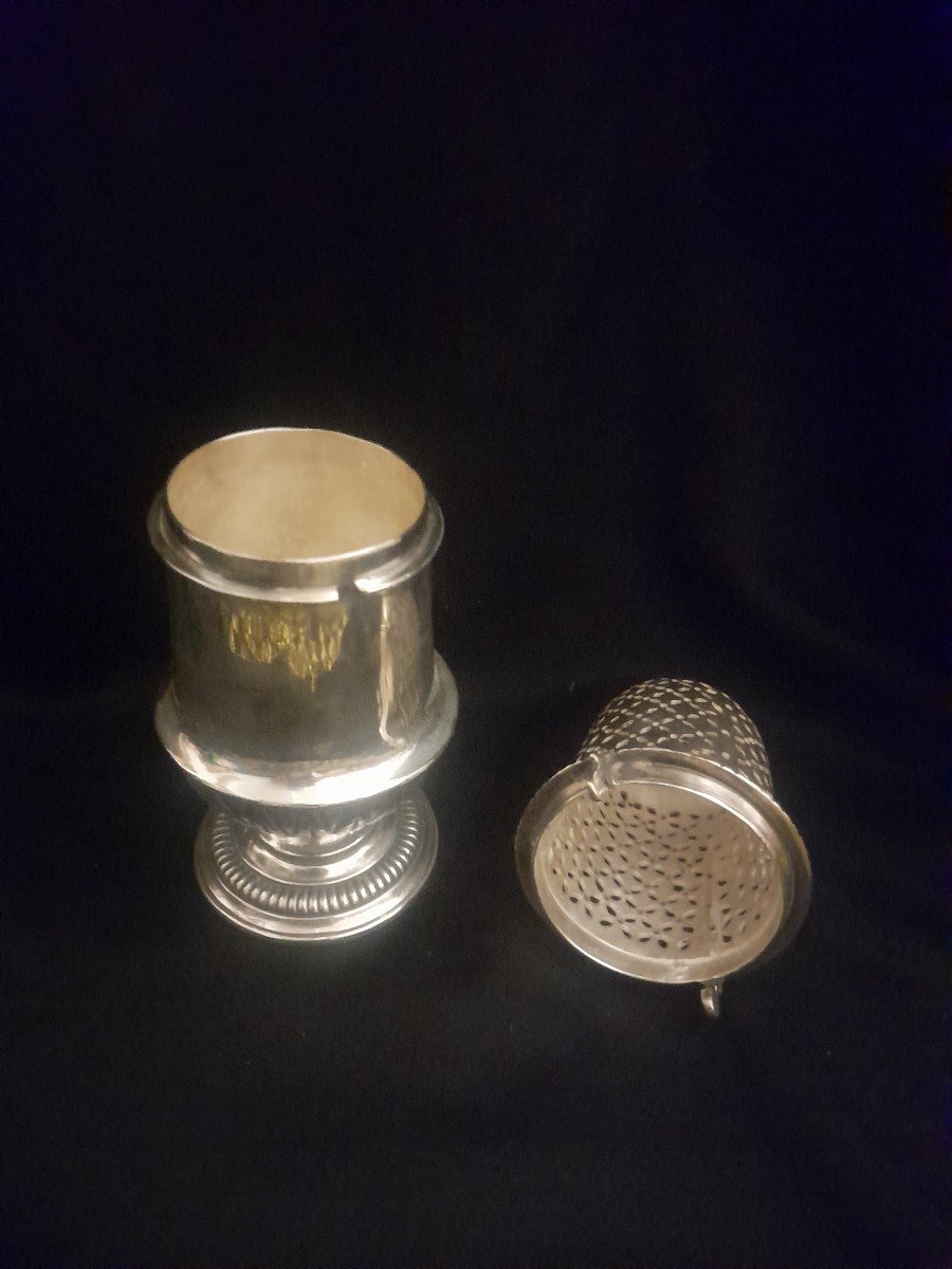 Louis XV Period Silver Plated Shaker Shaker XVIII-photo-4